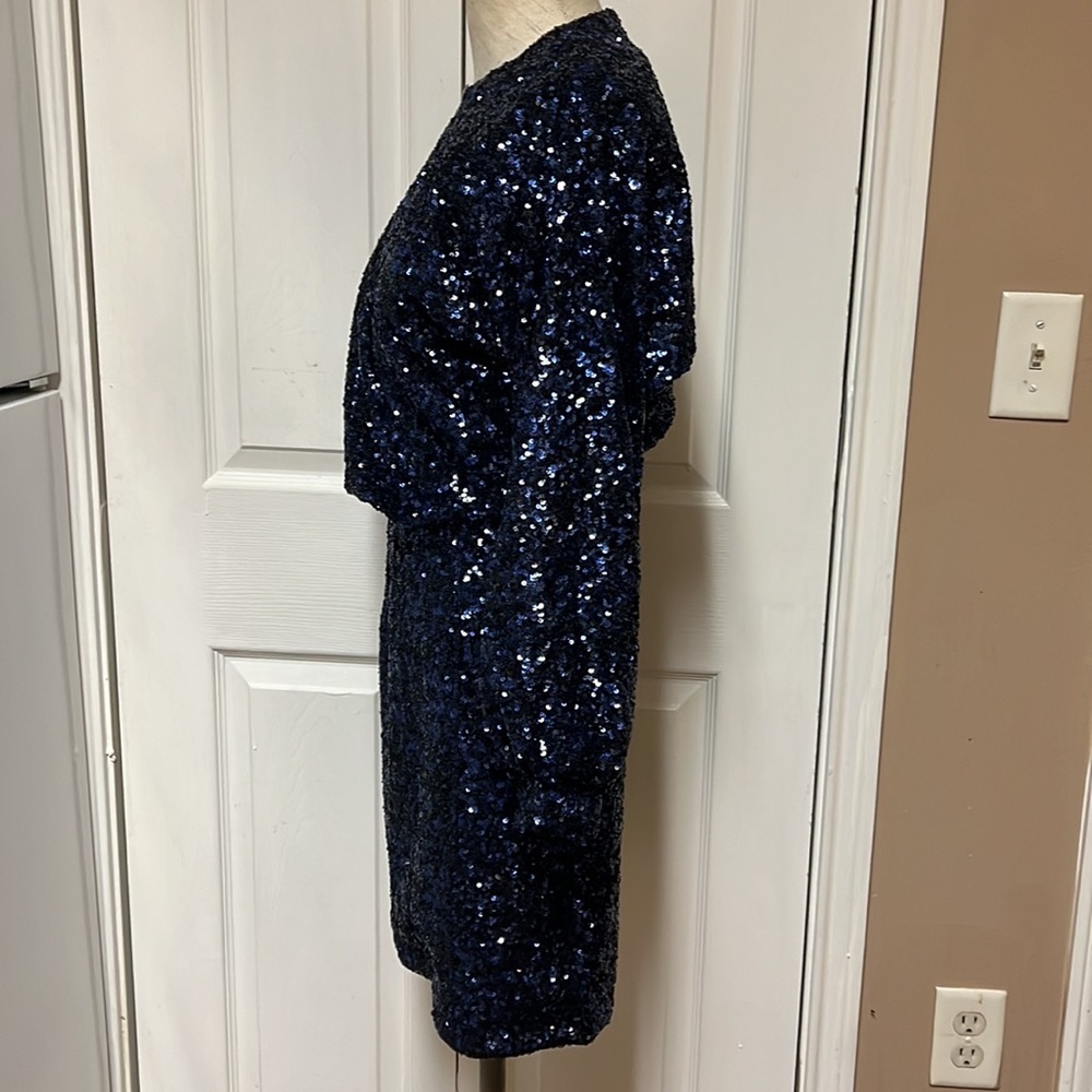 Zadig & Voltaire navy sequin dress size XS - Picture 5 of 15